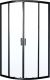 Душевой уголок Royal Bath HKD 90x90см чёрный RB90HKD-T-BL