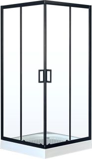 Душевой уголок Royal Bath HP 90x90см чёрный RB90HP-T-BL Душевой уголок Royal Bath HP 90x90см чёрный RB90HP-T-BL