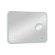Зеркало Reflexion Point RF4513PT с LED подсветкой сенсором увеличительным зеркалом и часами 80х70