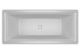 Акриловая ванна Riho Still Square Plug and Play B100031005 L 170х75см белый