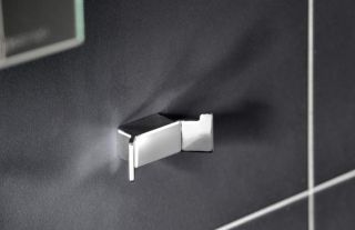 Двойной крючок Sapho Everest хром 1313-40