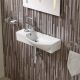 Раковина WeltWasser Aisbach 7945 GL-WT L 45 10000008690 Белая глянцевая