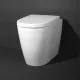 Унитаз приставной BelBagno Марина BB105CBR/BB105SC безободковый с микролифтом белый