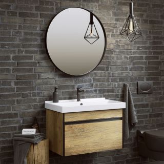 Подвесная тумба под раковину Aqwella Urban URB0108DB 80 см