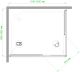 Душевой уголок Royal Bath HPD 120x100см чёрный RB1120HPD-T-BL