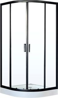 Душевой уголок Royal Bath HK 100x100см чёрный RB100HK-T-BL