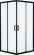 Душевой уголок Royal Bath HPD 100x90см чёрный RB9100HPD-C-BL