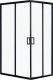 Душевой уголок Royal Bath HPD 100x80см чёрный RB8100HPD-C-BL