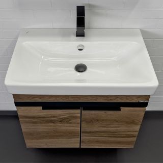 Тумба с раковиной Comforty Соло 00-00010978 70 см Дуб темно-коричневый Тумба с раковиной Comforty Соло 00-00010978 70 см Дуб темно-коричневый