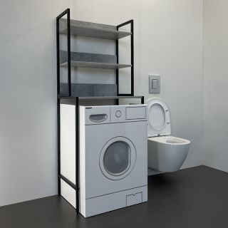 Шкаф Comforty Порто 00-00011164 Бетон светлый 65 см Шкаф Comforty Порто 00-00011164 Бетон светлый 65 см