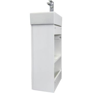 Тумба с раковиной Comforty Асти 40 00-00012835 подвесная Белый глянец Тумба с раковиной Comforty Асти 40 00-00012835 подвесная Белый глянец