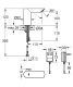 Смеситель для раковины GROHE BauCosmopolitan E E 36453000 хром