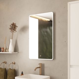 Зеркало с подсветкой Dreja Point 99.9026 50 см сенсорный выключатель белый