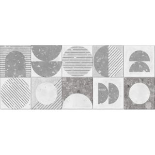 Плитка Gracia Ceramica 10100001541 настенная Лейн сер низ 03 / Lane grey wall 03 25х60 (1,2м2/57,6м2/48уп) (рельеф)