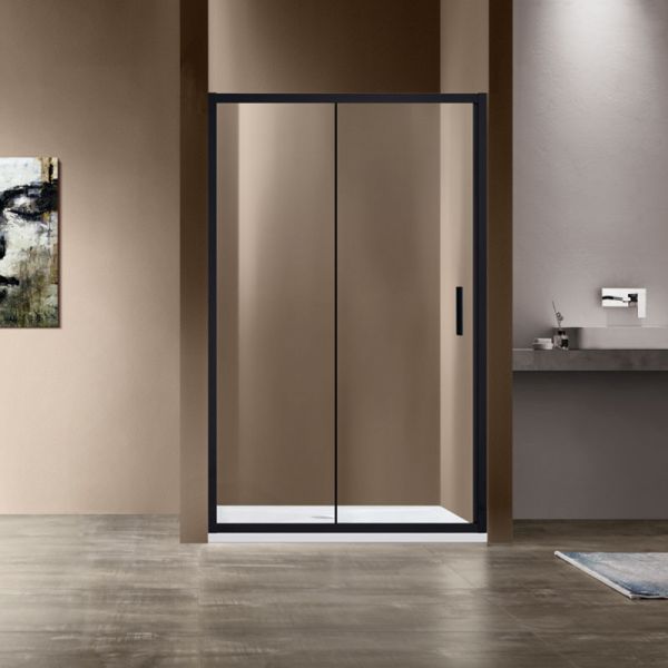 Душевая дверь Vincea Garda VDS-1G140CLB 140 см