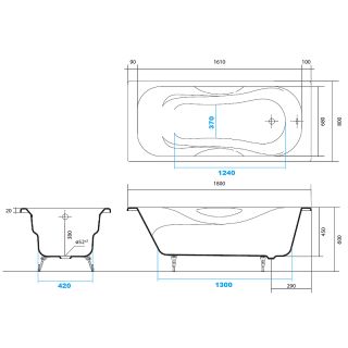 Чугунная ванна Aquatek Гамма 180x80 AQ8080F-00 без антискользящего покрытия Чугунная ванна Aquatek Гамма 180x80 AQ8080F-00 без антискользящего покрытия