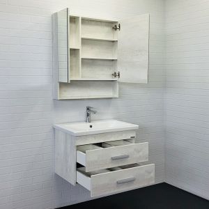Comforty Зеркало шкаф Никосия 70 00-00006163
