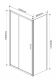 Душевой уголок Vincea Garda VSR-1G8016CL 160x80 см