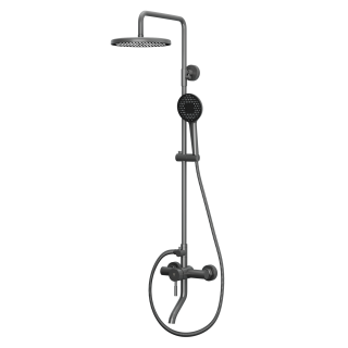 Душевая система с изливом RUSH Melos графит (SUS1101-40Grey) Душевая система с изливом RUSH Melos графит (SUS1101-40Grey)