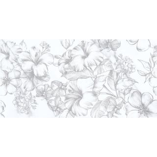 Плитка Azori 00-00108694 настенная CARRARA FLOWERS 31.5х63 (1,59м2/52,47м2/33уп)