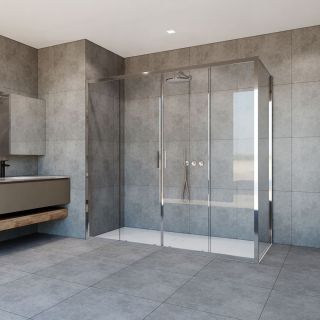 Душевой уголок Vincea Garda VSR-1G21019CL 190x100 см
