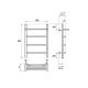 Полотенцесушитель водяной Point Афина PN04146P 40x60см П3 хром
