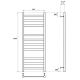 Полотенцесушитель водяной Point Меркурий PN83150 50x100см П10 хром