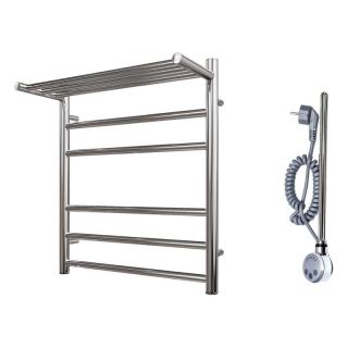 Полотенцесушитель электрический Point Аврора PN10156PE 50x60см П5 хром