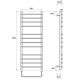 Полотенцесушитель электрический Point Нептун PN09152E 50x120см П12 хром
