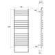 Полотенцесушитель электрический Point Нептун премиум PN09150SE 50x100см П15 хром