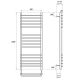 Полотенцесушитель электрический Point Омега PN90150SE 50x100см П15 хром