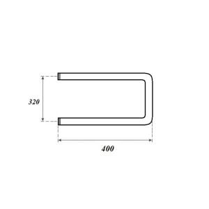 Полотенцесушитель водяной Point 40x32см хром PN35334