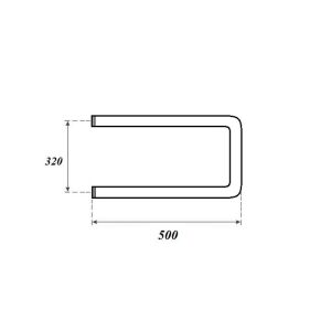 Полотенцесушитель водяной Point 50x32см хром PN35335