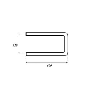 Полотенцесушитель водяной Point 70x32см хром PN35337