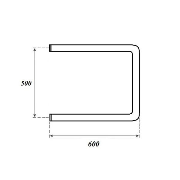 Полотенцесушитель водяной Point 60x50см хром PN35556