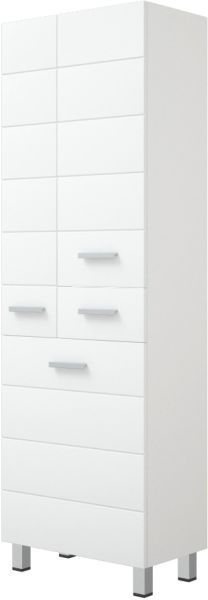 Пенал Corozo Денвер Z1 с бельевой корзиной 60см белый SP-00000535