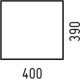Шкаф Corozo Огайо 40см белый SD-00000632