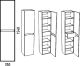 Пенал Corozo Альтаир 35см белый SD-00000504