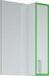 Зеркало-шкаф Corozo Спектр 50см белый/зелёный SD-00000685 Зеркало-шкаф Corozo Спектр 50см белый/зелёный SD-00000685