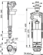 Выпускной комплект со стоп кнопкой AlcaPlast впускной механизм А17 1/2 SA2000S 1/2" CHROM