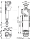 Выпускной комплект со стоп кнопкой AlcaPlast впускной механизм А17 3/8 SA2000S 3/8" CHROM Выпускной комплект со стоп кнопкой AlcaPlast впускной механизм А17 3/8 SA2000S 3/8" CHROM