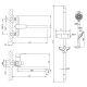 Смеситель для биде Lemark Plus Grace LM1508С