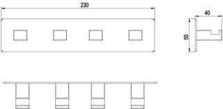 Крючки Timo Selene хром 10015/00
