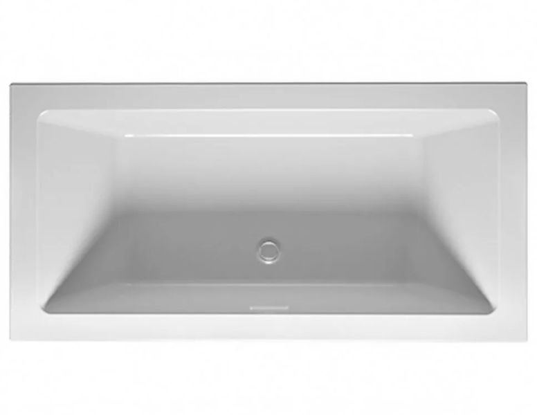 Акриловая ванна Riho Rethink Cubic Fall B104013005 заполнение через перелив 160х70см  белый