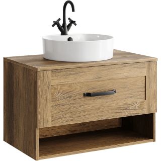 Подвесная тумба под раковину Aqwella Craft CRF0108DB 80 см