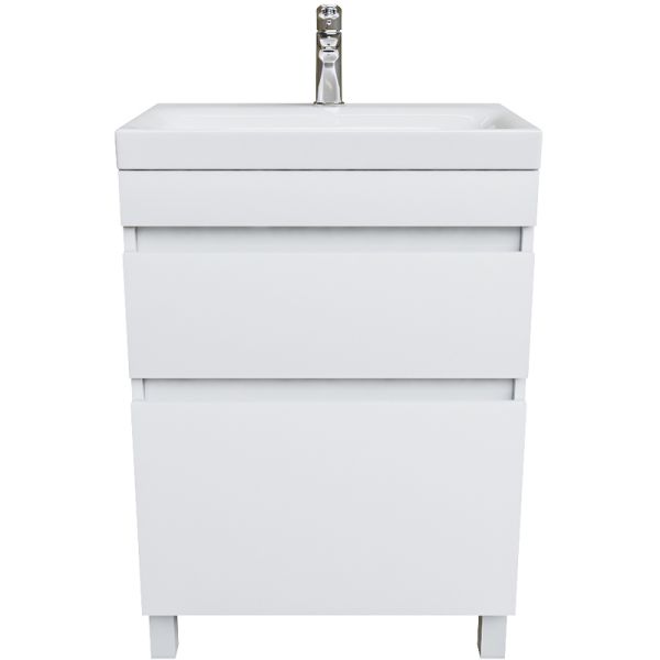 Тумба с раковиной IDDIS Zodiac 60 ZOD6CBFi95K Белая