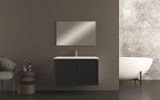 Тумба под раковину Cezares Stylus 55227 94 см тёмный графит