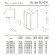 Душевой уголок Veconi Rovigo RV-073R/L, 1200х900х1950, хром, стекло дождь