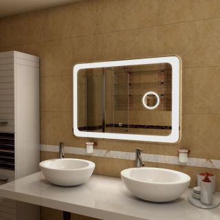 Зеркало с подсветкой и косметической линзой Art&Max Latina 120x80см AM-Lat-1200-800-DS-F-X3 Зеркало с подсветкой и косметической линзой Art&Max Latina 120x80см AM-Lat-1200-800-DS-F-X3