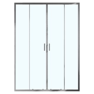 Душевая дверь Azario Tokyo AZ-362K2-170-MGR-CL 170 см профиль графит матовый стекло прозрачное